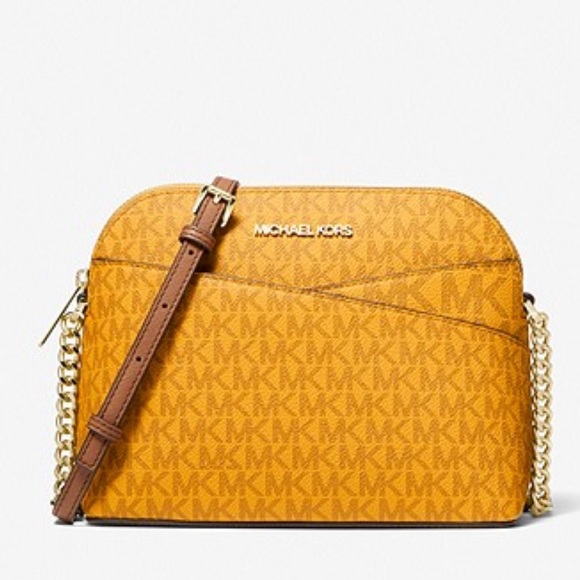 MICHAEL KORS
Jet Set Travel Medium Logo Dome Crossbody Bag Marigold Multi Color - Picture 2 of 3